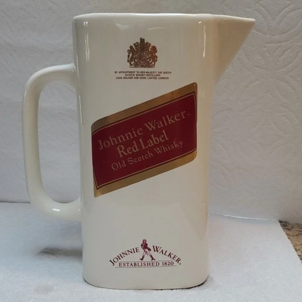 Johnnie Walker Red Label Old Scotch Whiskey Vintage Jug  by WADE  PDM England